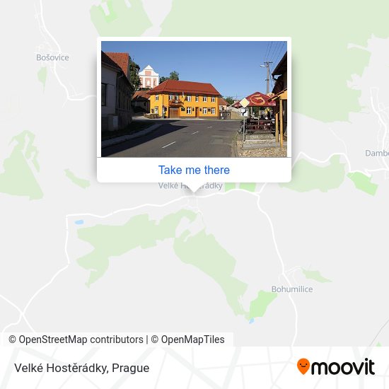 Velké Hostěrádky map