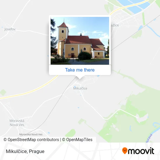 Карта Mikulčice