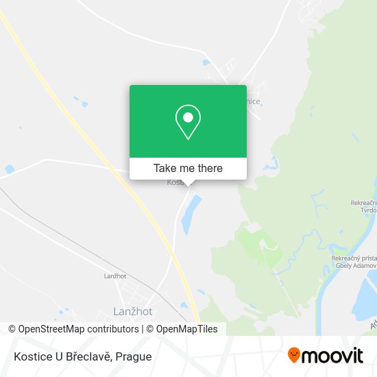 Kostice U Břeclavě map