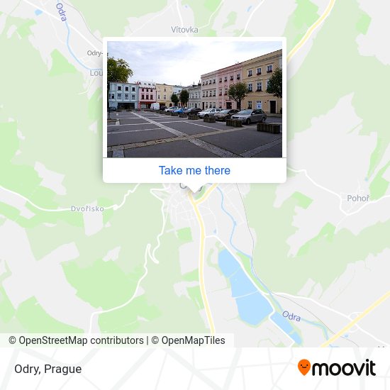 Карта Odry