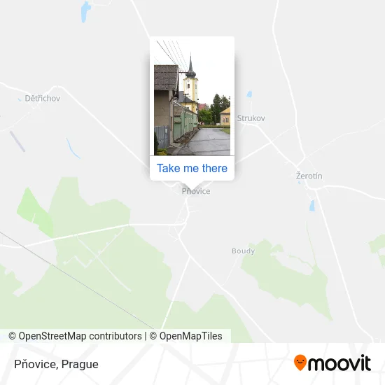 Карта Pňovice