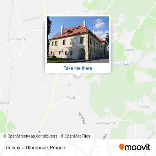 Карта Dolany U Olomouce
