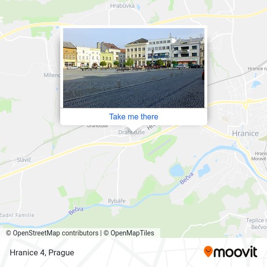 Карта Hranice 4