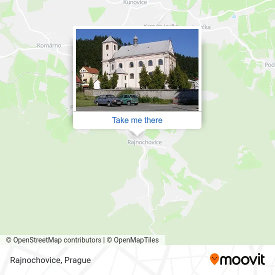 Карта Rajnochovice