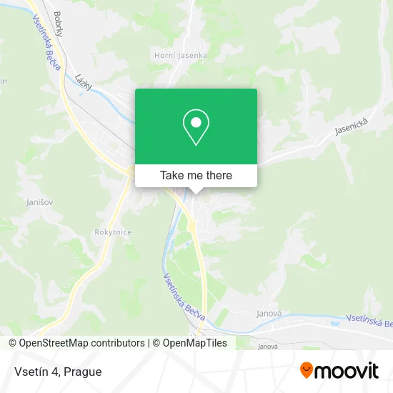 Карта Vsetín 4