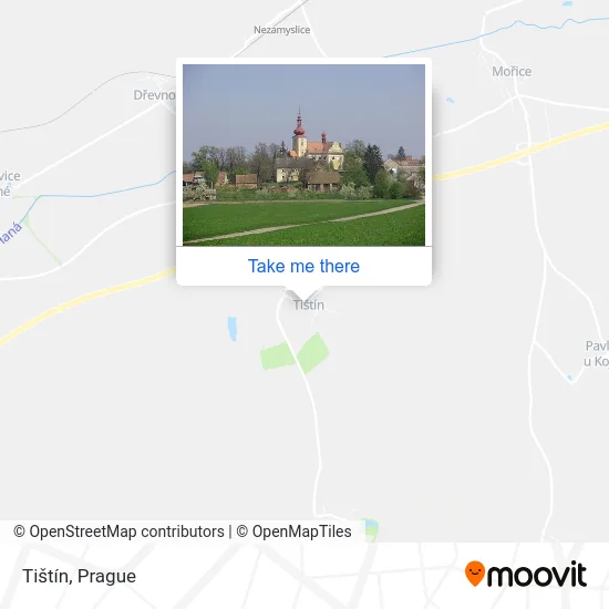 Карта Tištín