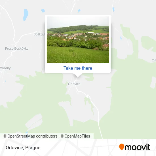 Карта Orlovice