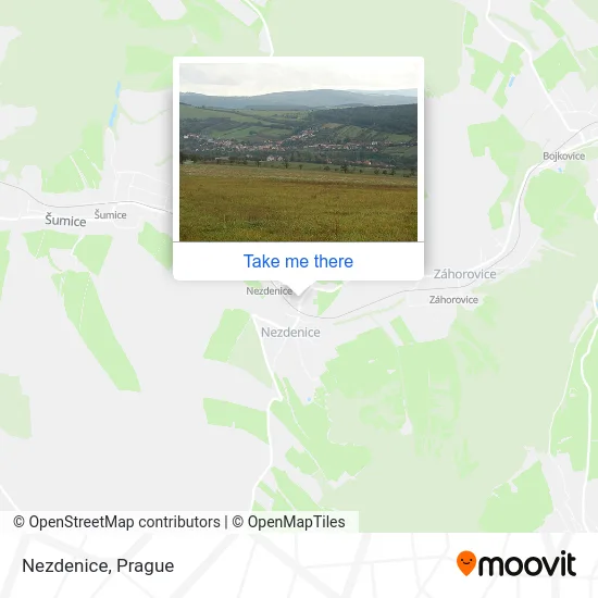 Карта Nezdenice