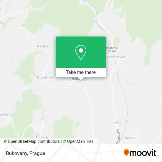 Карта Bukovany