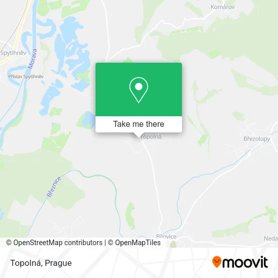 Карта Topolná