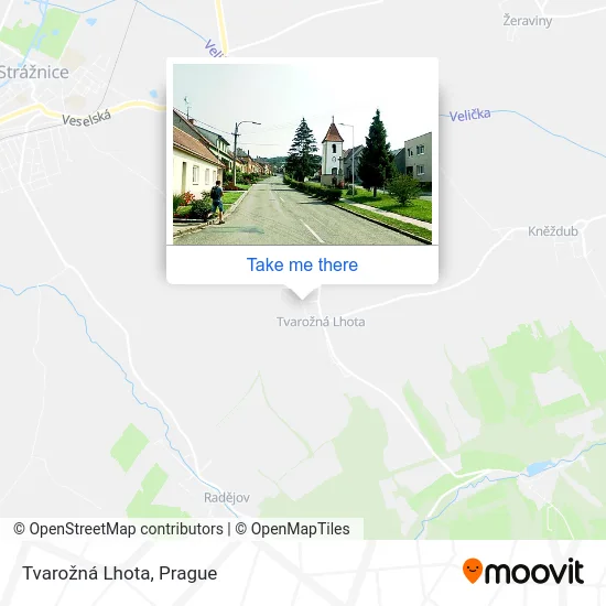 Карта Tvarožná Lhota