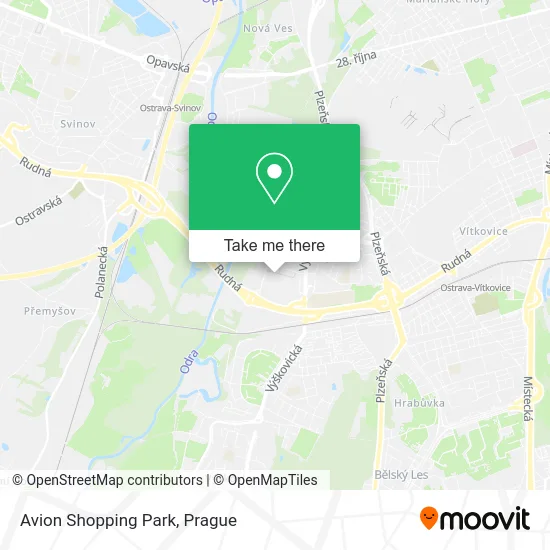 Карта Avion Shopping Park