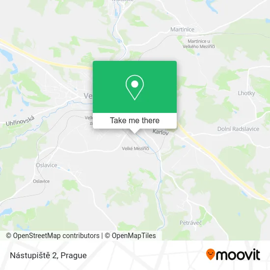 Карта Nástupiště 2
