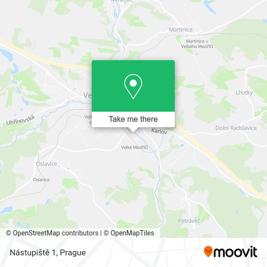 Nástupiště 1 map