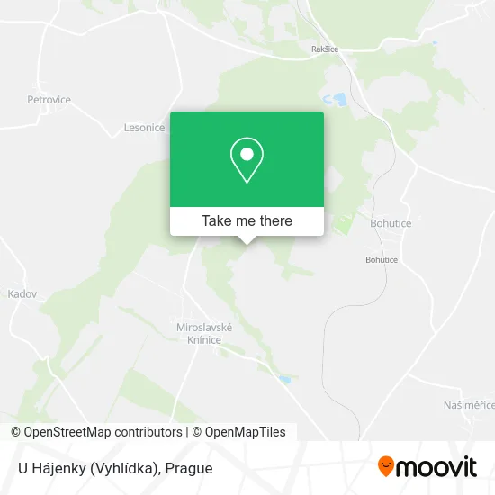 Карта U Hájenky (Vyhlídka)