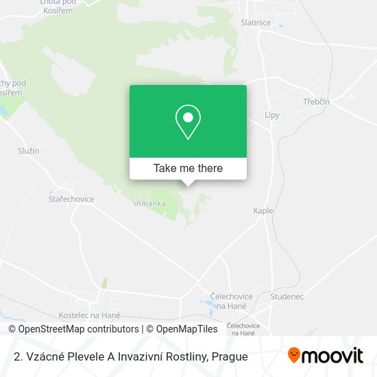 2. Vzácné Plevele A Invazivní Rostliny map
