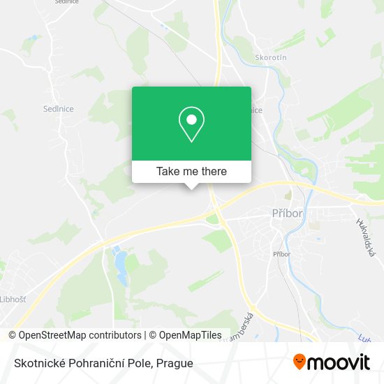 Skotnické Pohraniční Pole map