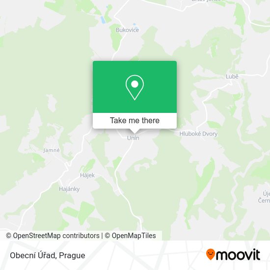 Obecní Úřad map