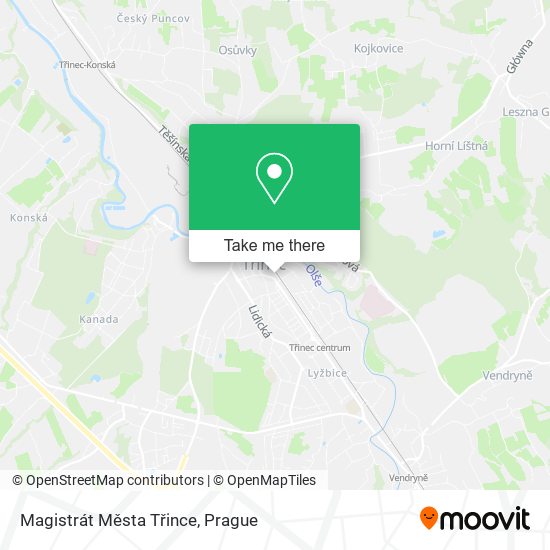 Magistrát Města Třince map