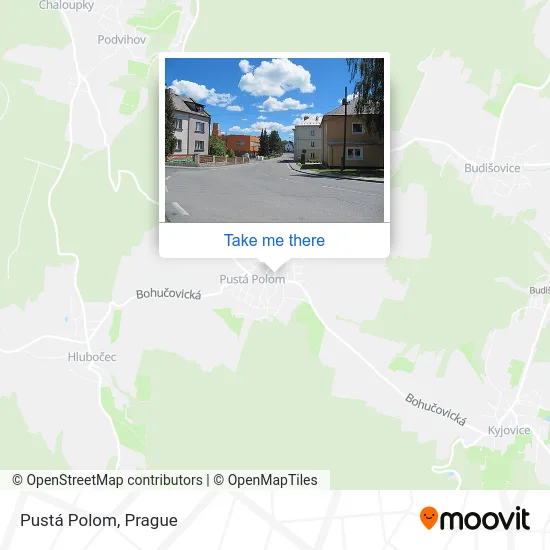 Карта Pustá Polom