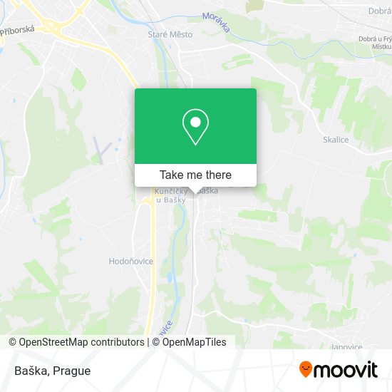 Карта Baška