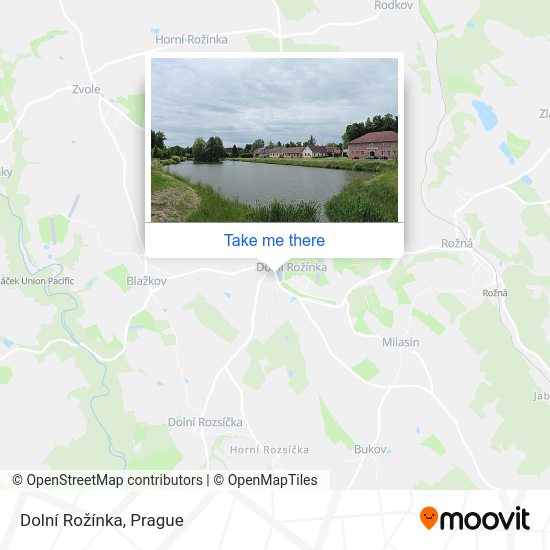 Dolní Rožínka map