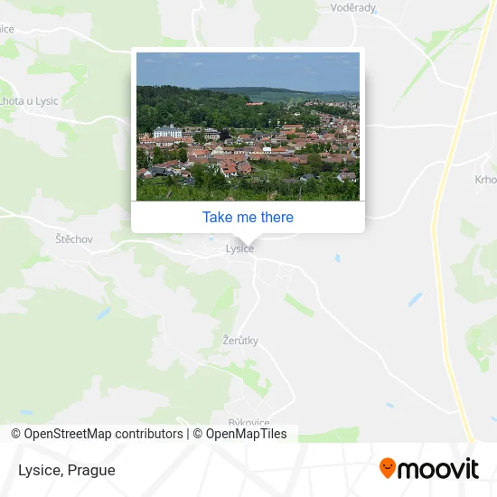 Карта Lysice