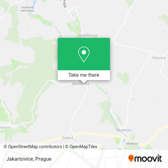 Карта Jakartovice