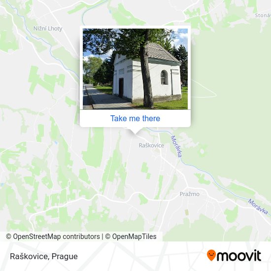 Карта Raškovice