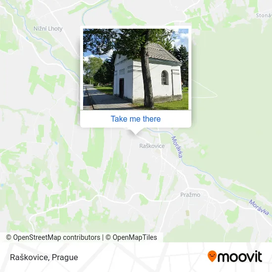 Карта Raškovice