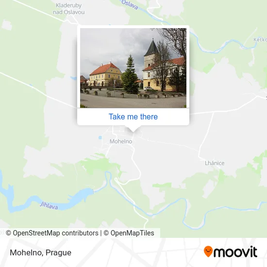 Карта Mohelno
