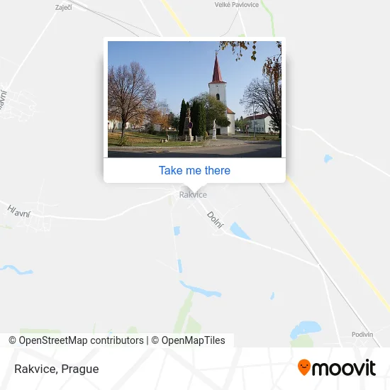 Карта Rakvice