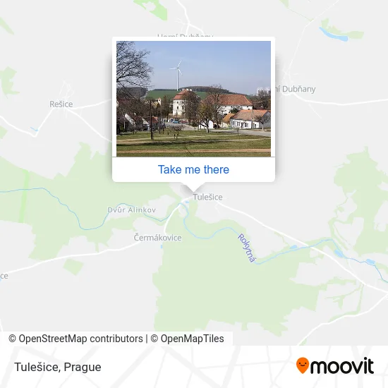 Карта Tulešice