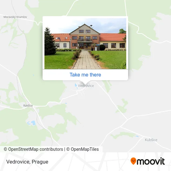 Карта Vedrovice