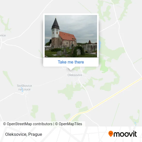Карта Oleksovice