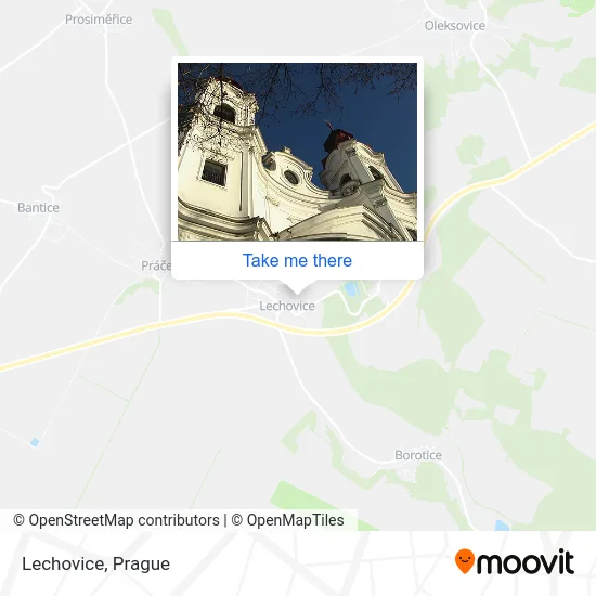 Карта Lechovice