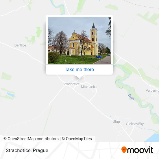 Карта Strachotice