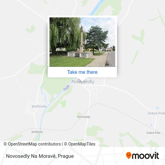 Novosedly Na Moravě map