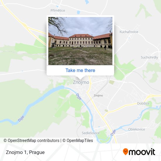 Карта Znojmo 1