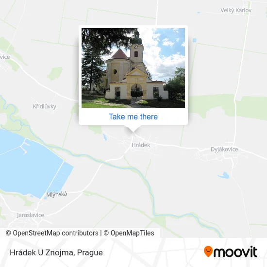 Карта Hrádek U Znojma