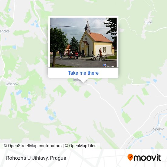 Карта Rohozná U Jihlavy