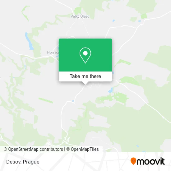 Карта Dešov