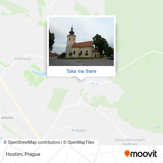 Карта Hostim