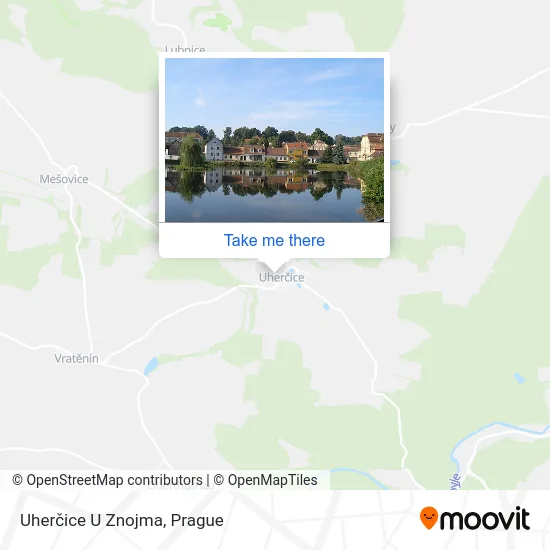 Карта Uherčice U Znojma