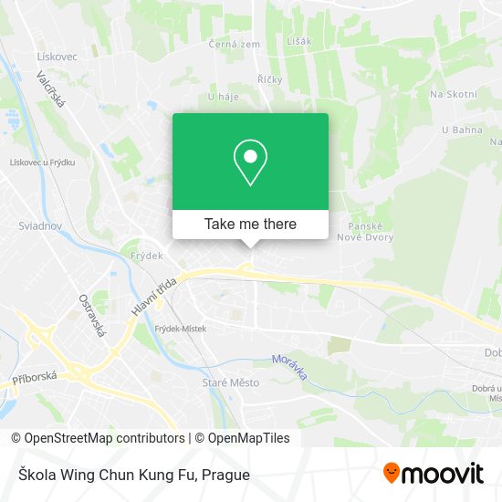 Škola Wing Chun Kung Fu map