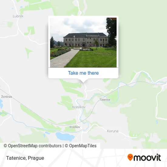 Карта Tatenice