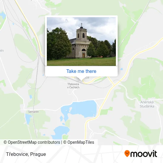 Карта Třebovice