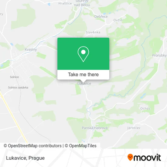 Карта Lukavice