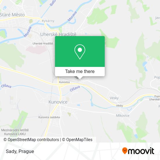 Карта Sady