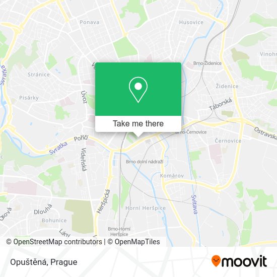 Opuštěná map